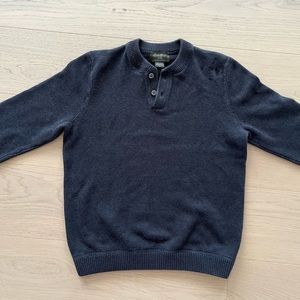 DARK GREY EDDIE BAUER SWEATER!